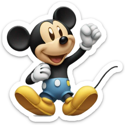 Mickey sticker