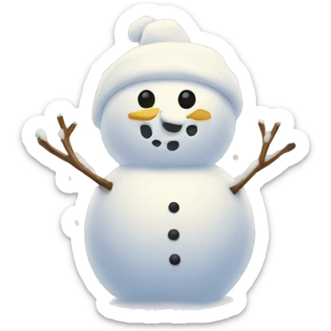 snow sticker