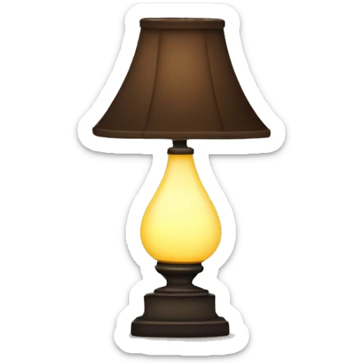 Lamp sticker