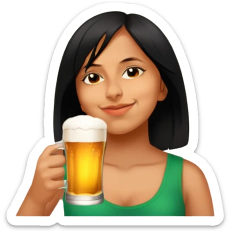 Cerveza Drinker sticker
