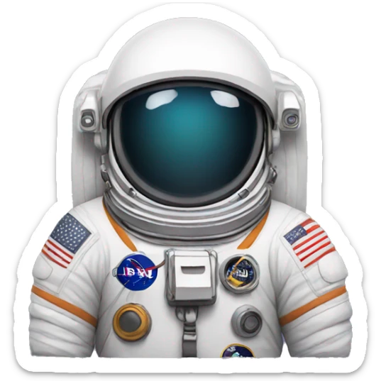 astronaut sticker