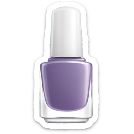 Clear Nail Polish sticker
