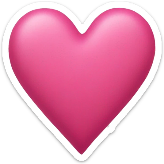 pink heart sticker