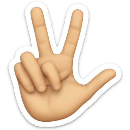 Yvl handsign sticker