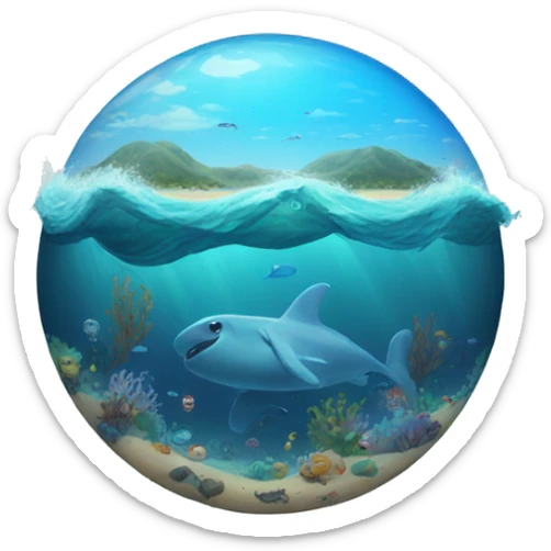 Ocean  sticker