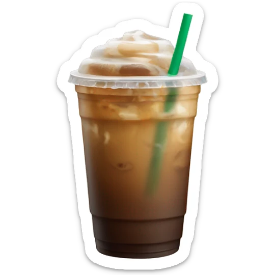 Starbucks iced coffee sticker