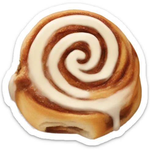 Cinnamon roll sticker