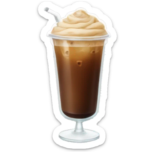 Iced coffee sticker