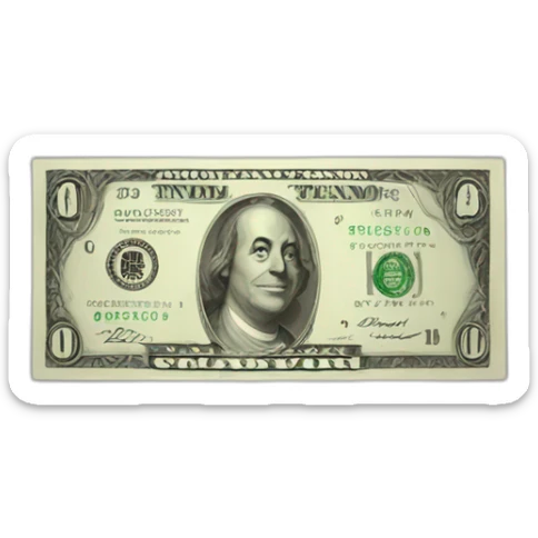dollars sticker