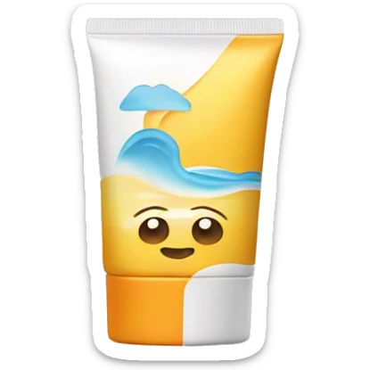 Sunscreen sticker