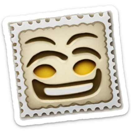 Stamp is a small piece of paper or adhesive material used as evidence of payment for postage, often decorative sticker