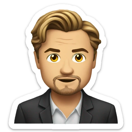 leonardo dicaprio sticker