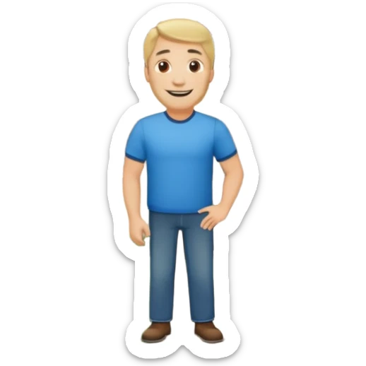 emoji de bienes y raices, un hombre y una casa en "venta for sale" sin sol sticker