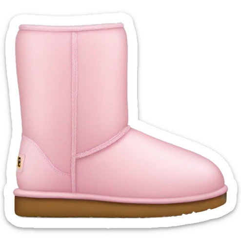 light pink uggs sticker