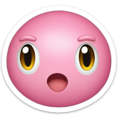 kirby gaze you sticker