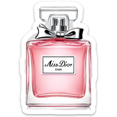 Miss dior perfume sticker