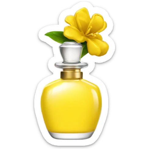 Yellow Perfum sticker