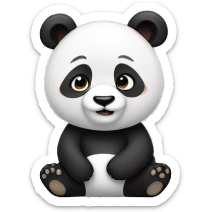 Panda sticker