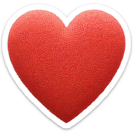 Heart sticker