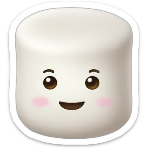 marshmallow sticker