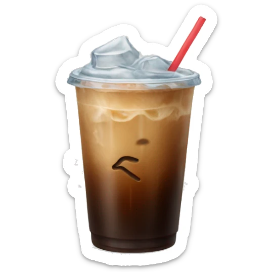 iced coffee sticker