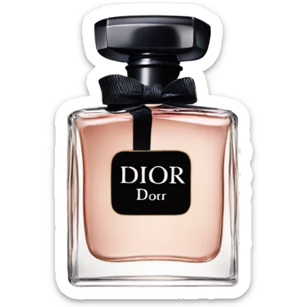 Dior perfume sticker