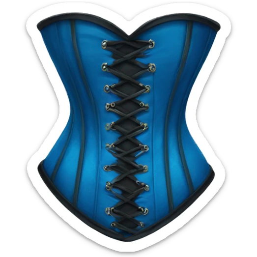 Blue Corset sticker
