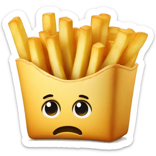 Fries sticker