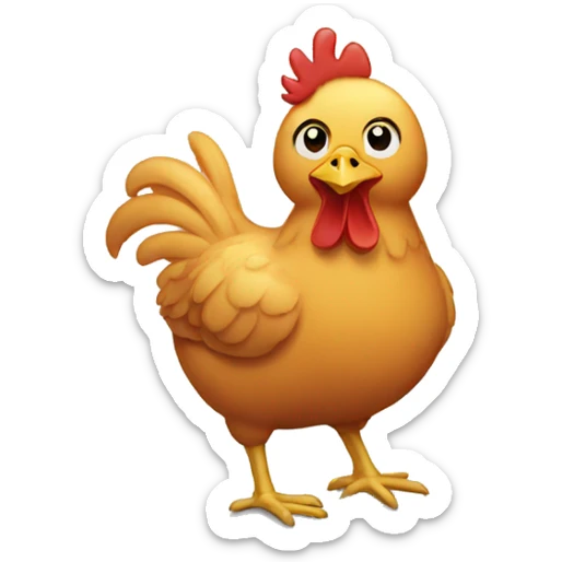 Chicken sticker