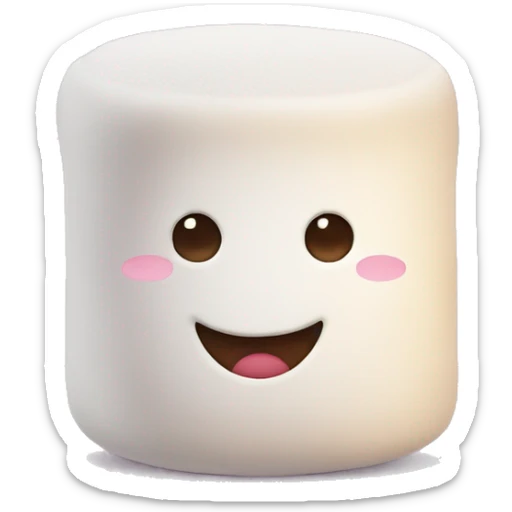 marshmallow sticker