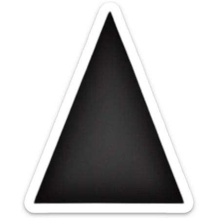 Triangle noir sticker
