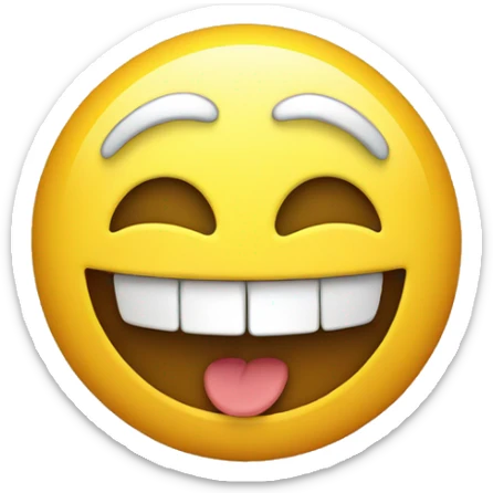 Smiley face sticker