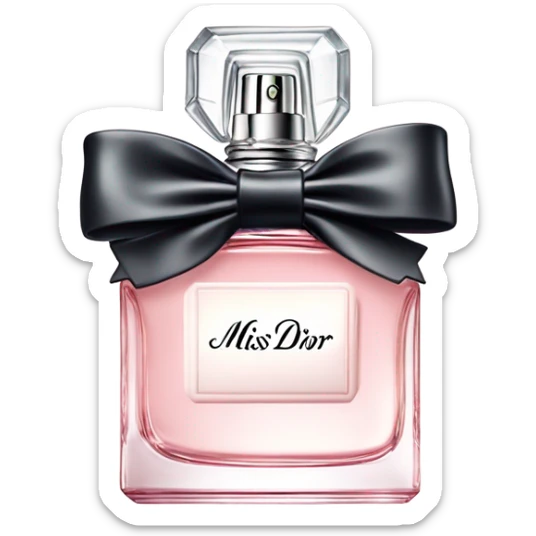 miss dior perfume sticker