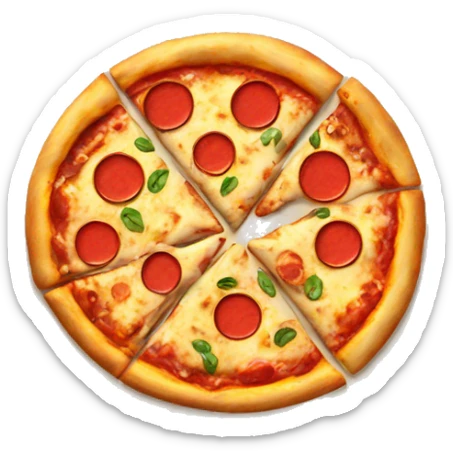 Pizza sticker