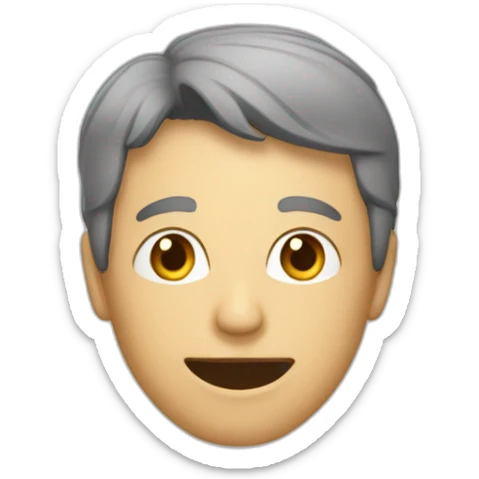 Une personne qui tire de la langue et qui fait un Clint d'euil sticker