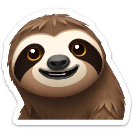 Sloth sticker