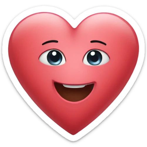 love heart sticker