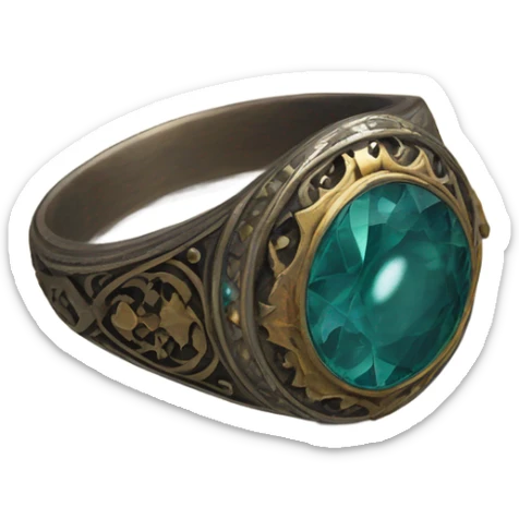 medieval ring sticker