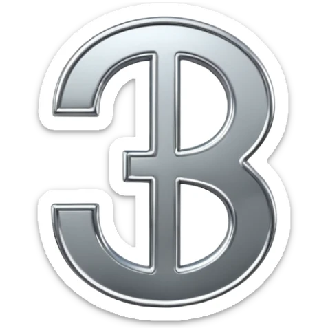 A double dollar sign emoji made of polished silver chrome, smooth metallic surface, glossy reflections, luxury swag vibe, minimal iOS emoji style, centered on white background sticker