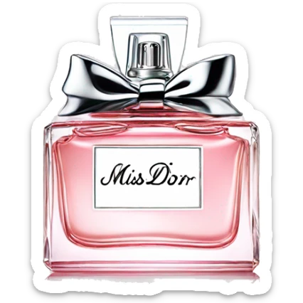 Miss dior perfume sticker