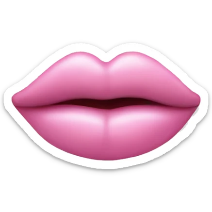 Pinky lips sticker