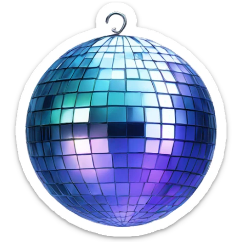 disco ball sticker