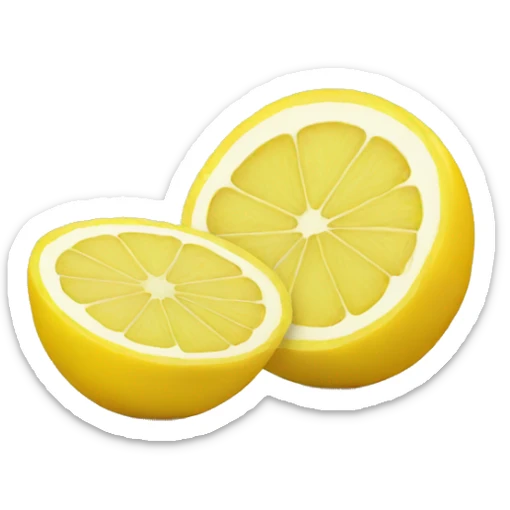 lemon slice sticker