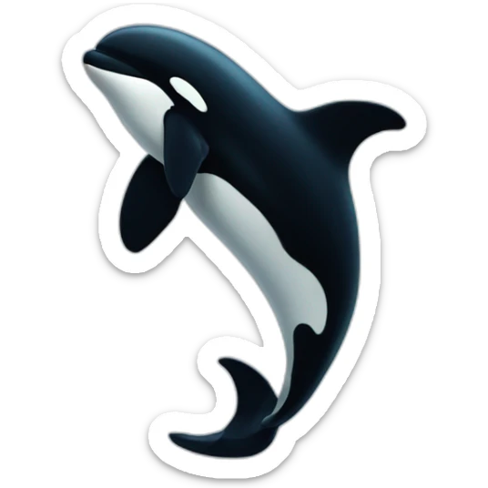 killer whale sticker