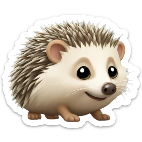 Hedgehog sticker