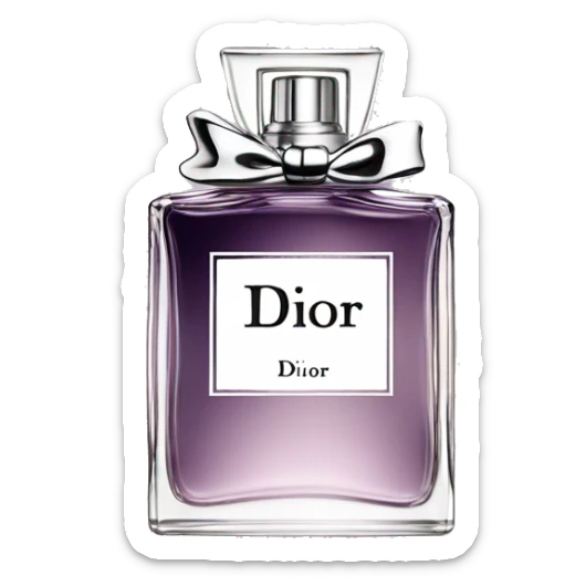 Dior parfum sticker