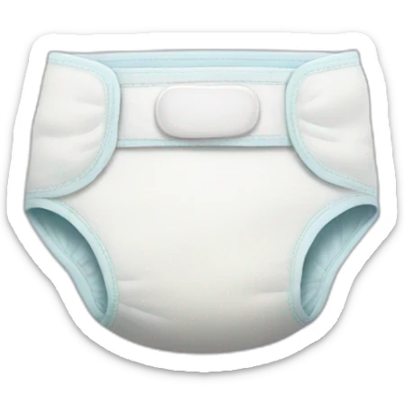 Diaper sticker