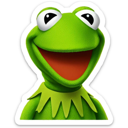 kermit the frog sticker