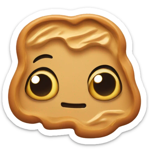 Peanut butter sticker