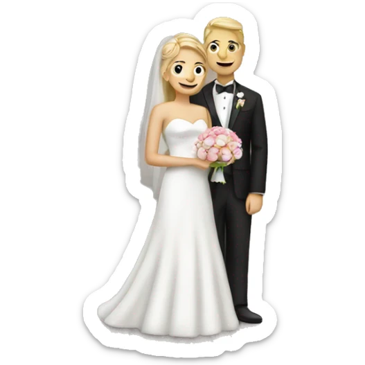 wedding sticker
